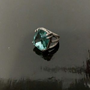 Aquamarine statement ring